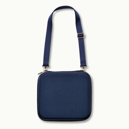 nanit traveling light case with shoulder strap 