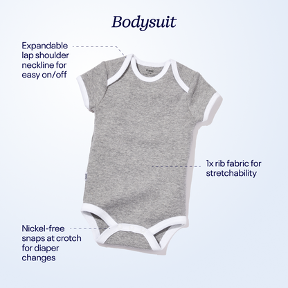 Nanit Clearance Sleep Wear Short Sleeve Bodysuit